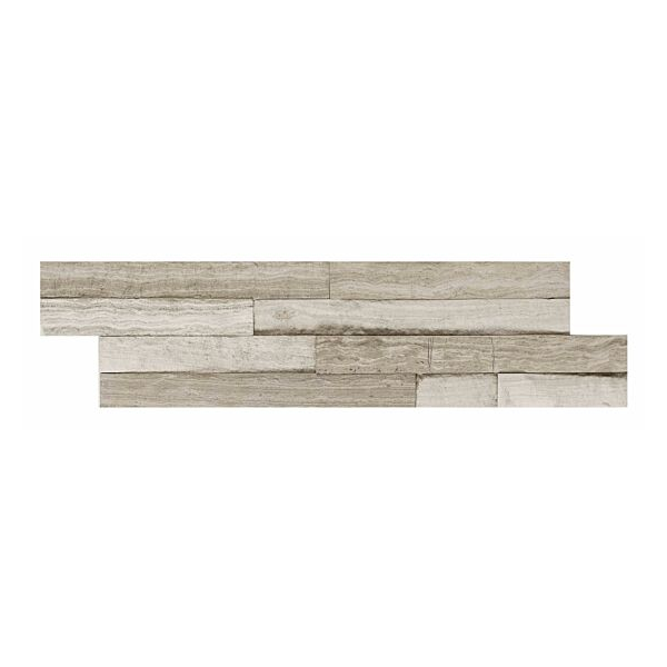 Verona Cedar Light Grey Split Face Cladding Wall 10x36cm